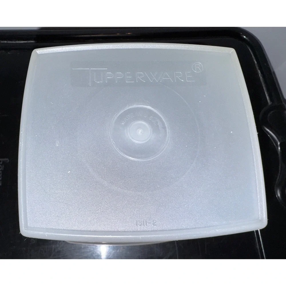 Vintage Tupperware Freezer Container - 1311 White w/white Lid